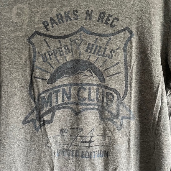 Vintage-look Graphic heather grey t-shirt M - Picture 2 of 4